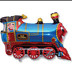 Весёлый паровозик. 80 см. 500р